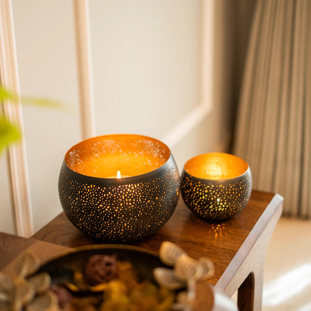 SET OF 2 T-LIGHT HOLDER