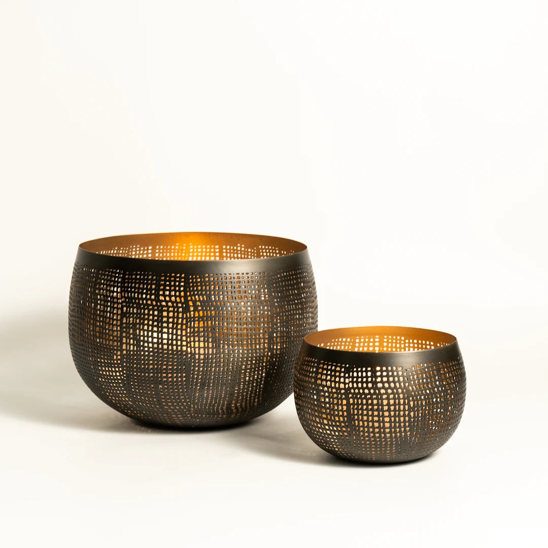 SET OF 2 T-LIGHT HOLDER