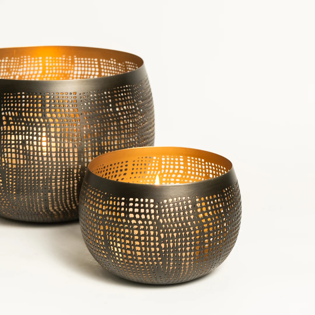 SET OF 2 T-LIGHT HOLDER