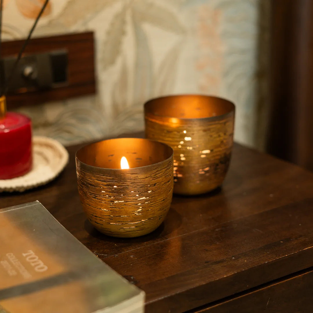 SET OF 2 T-LIGHT HOLDER