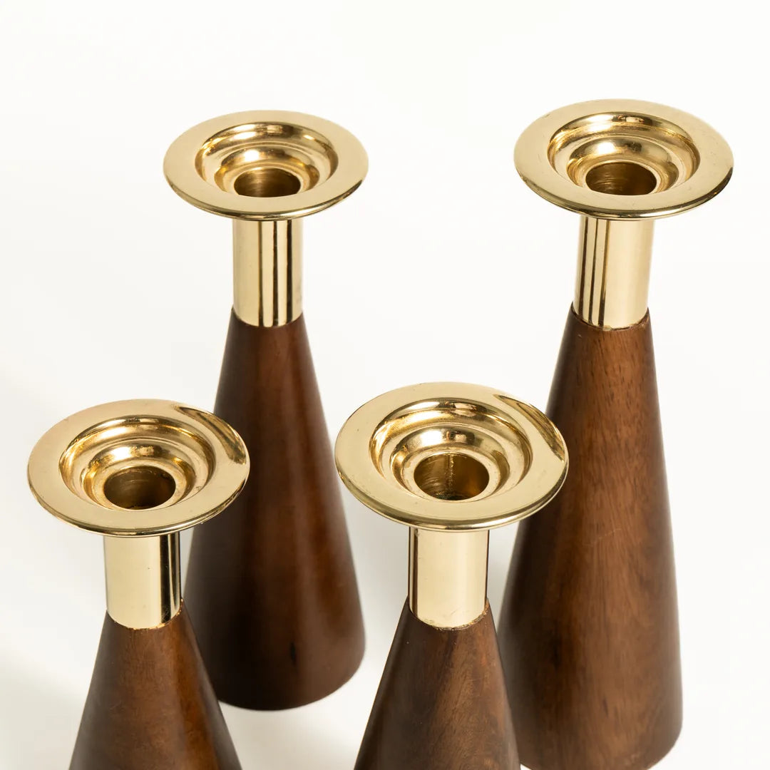 SET OF 4 TAPER CANDLE HOLDER