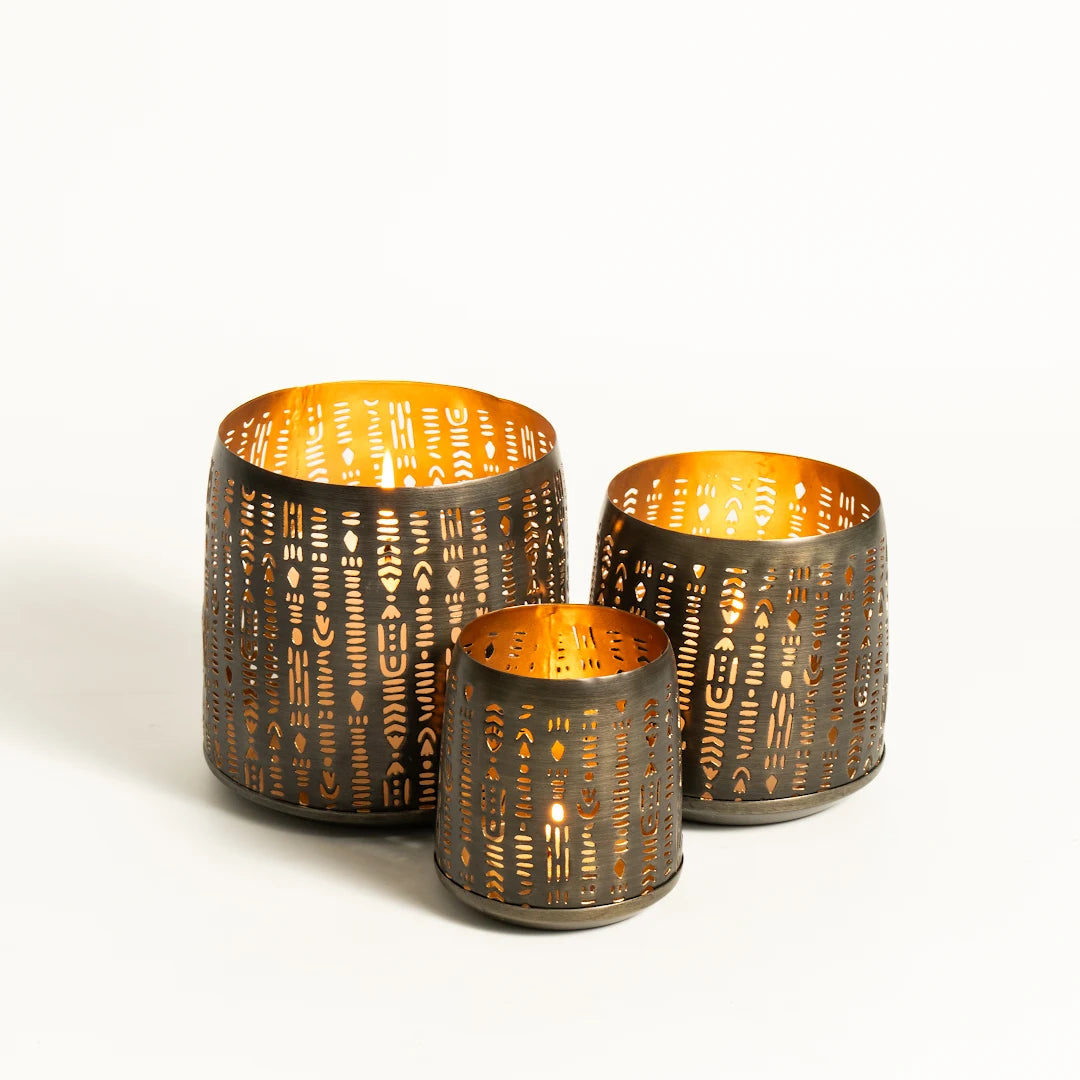 SET OF 3 T-LIGHT HOLDER
