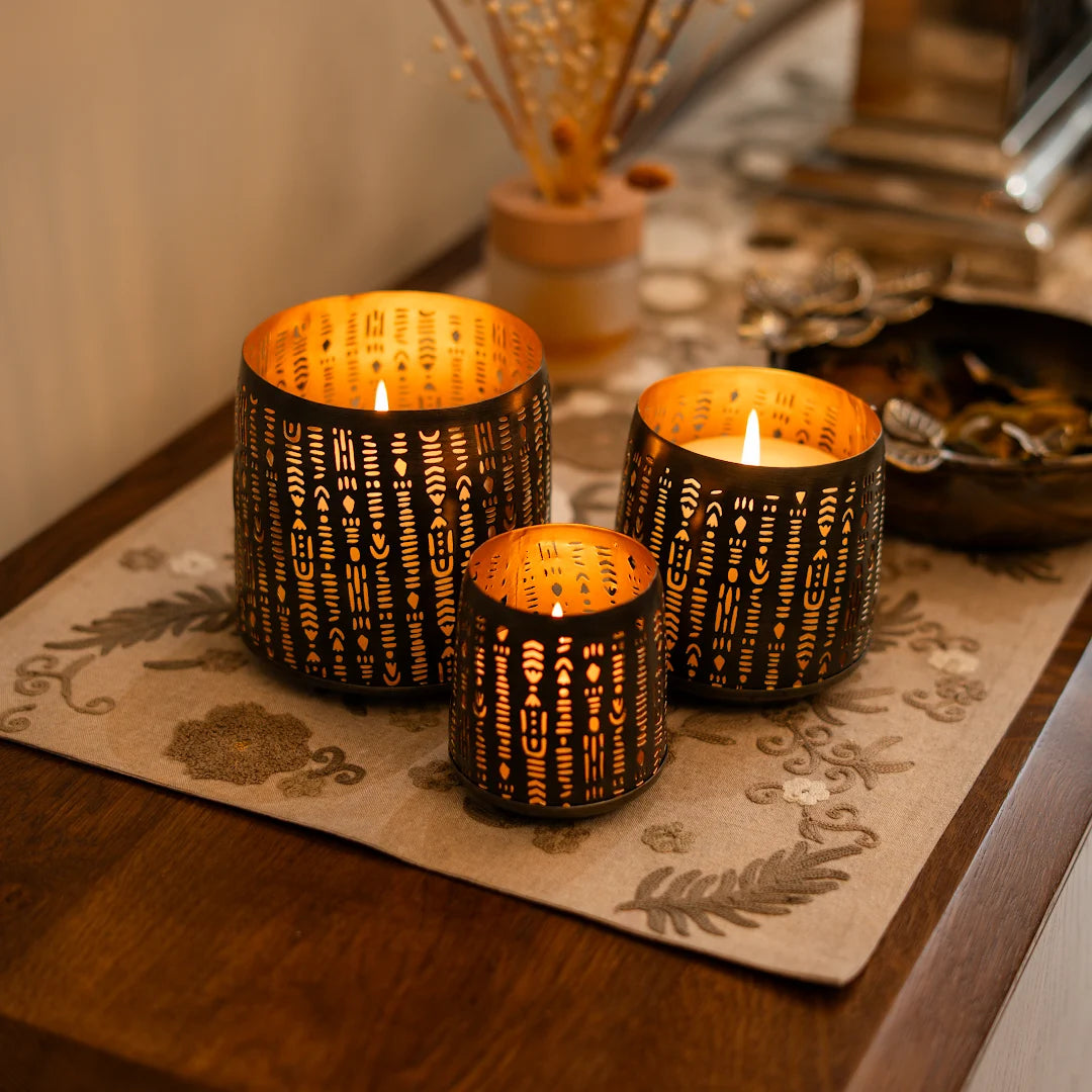 SET OF 3 T-LIGHT HOLDER