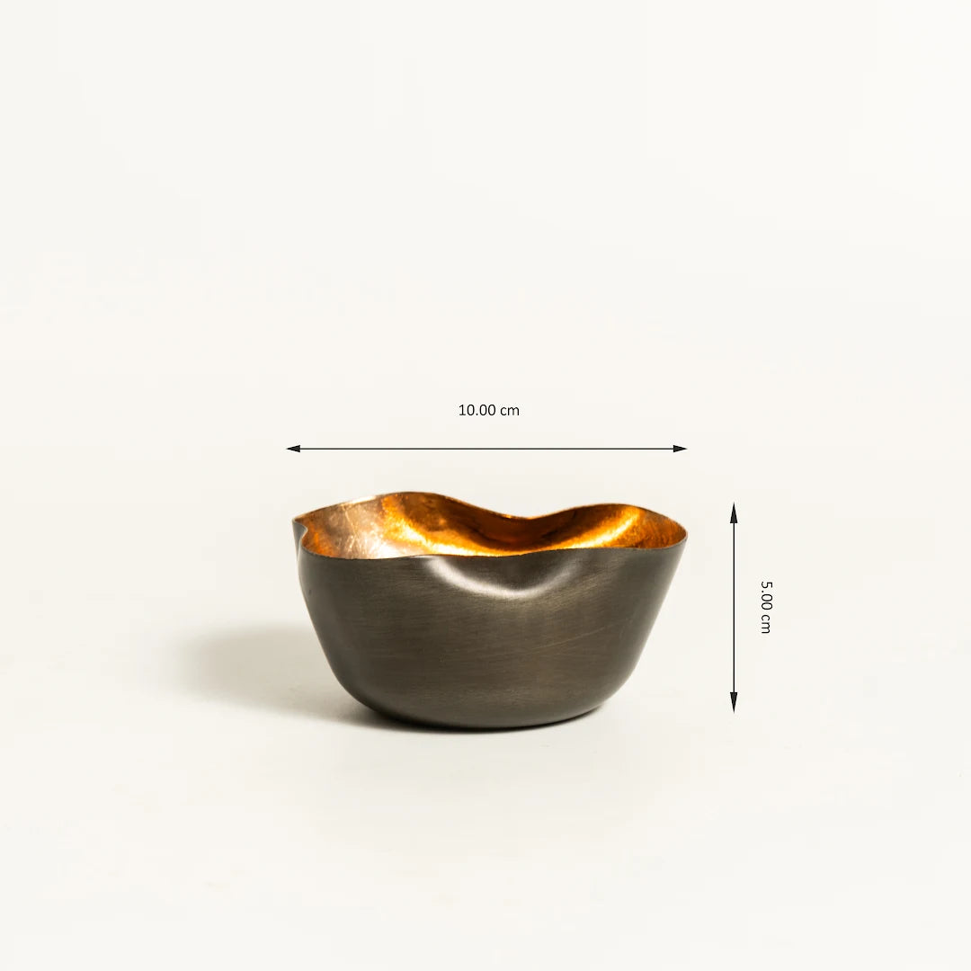 PLATTER WITH SET OF 5 T-LIGHT HOLDER