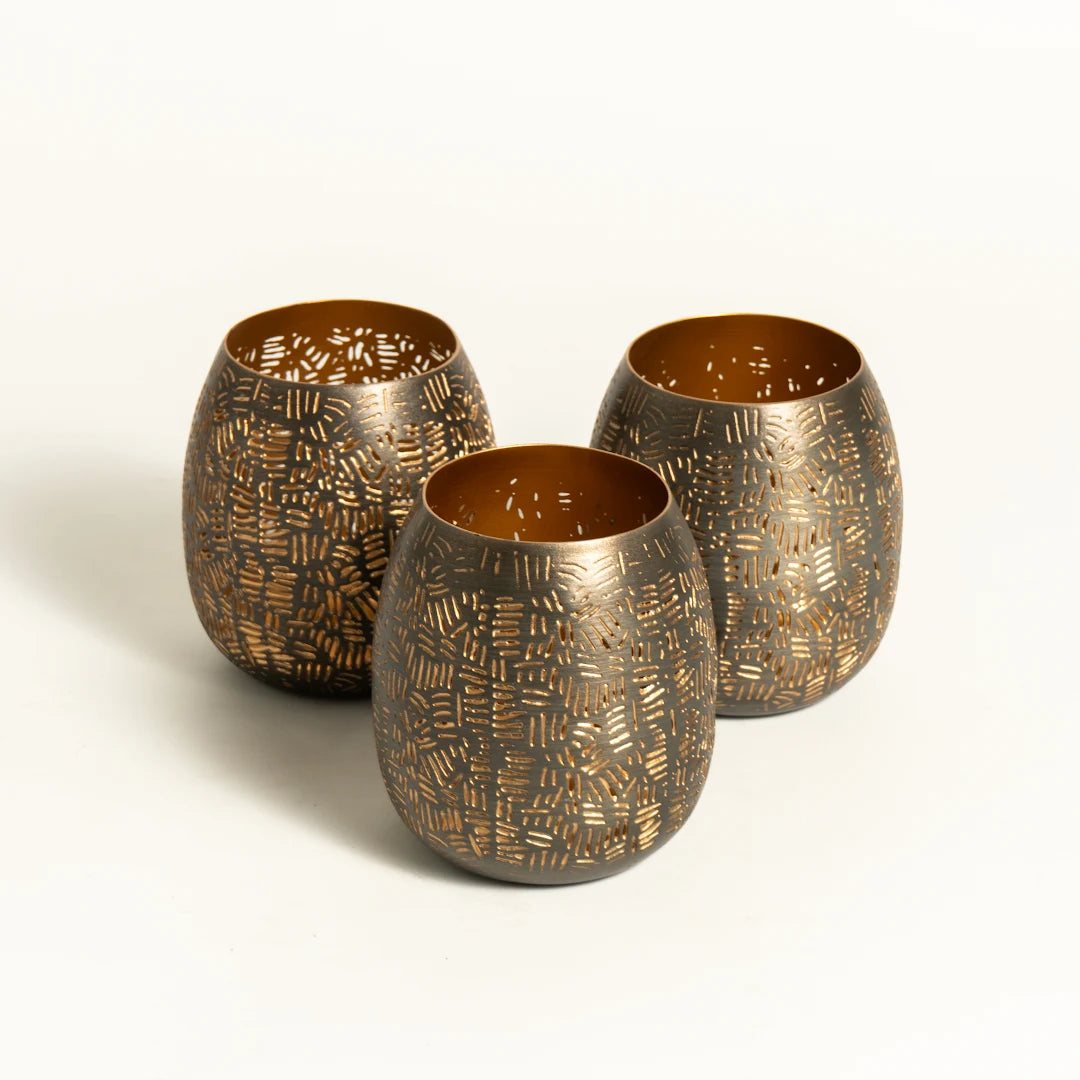 SET OF 3 T-LIGHT HOLDER