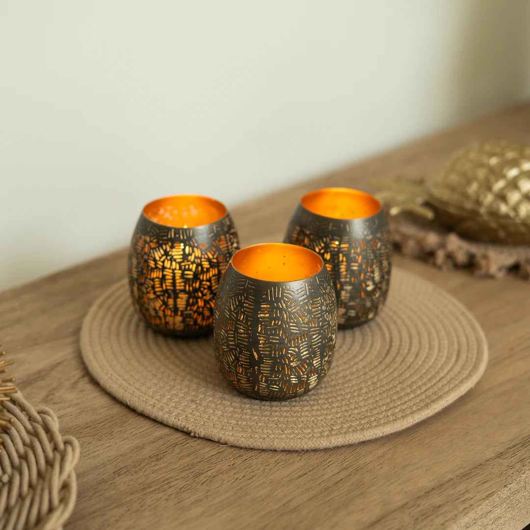 SET OF 3 T-LIGHT HOLDER
