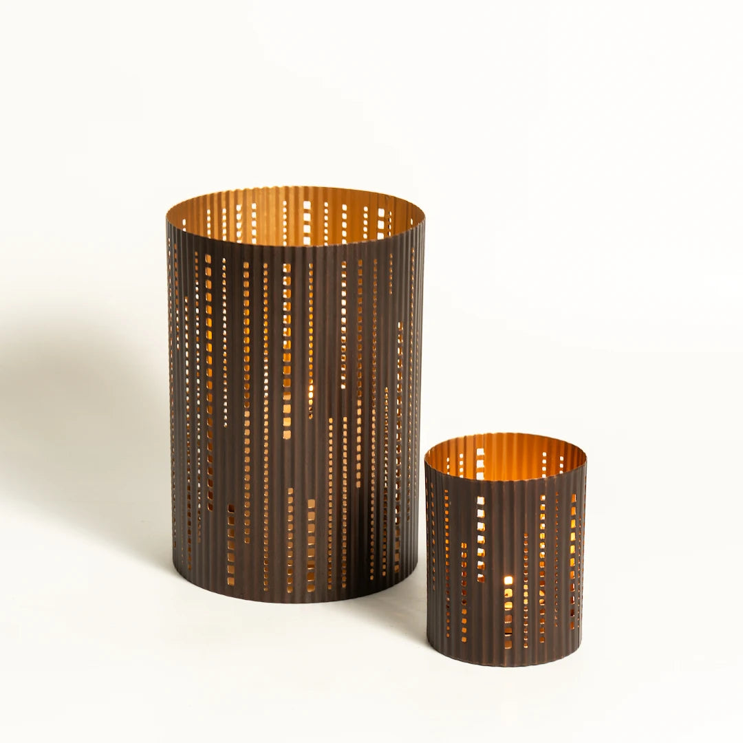 SET OF 2 T-LIGHT HOLDER