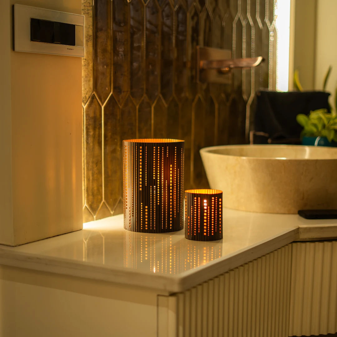 SET OF 2 T-LIGHT HOLDER