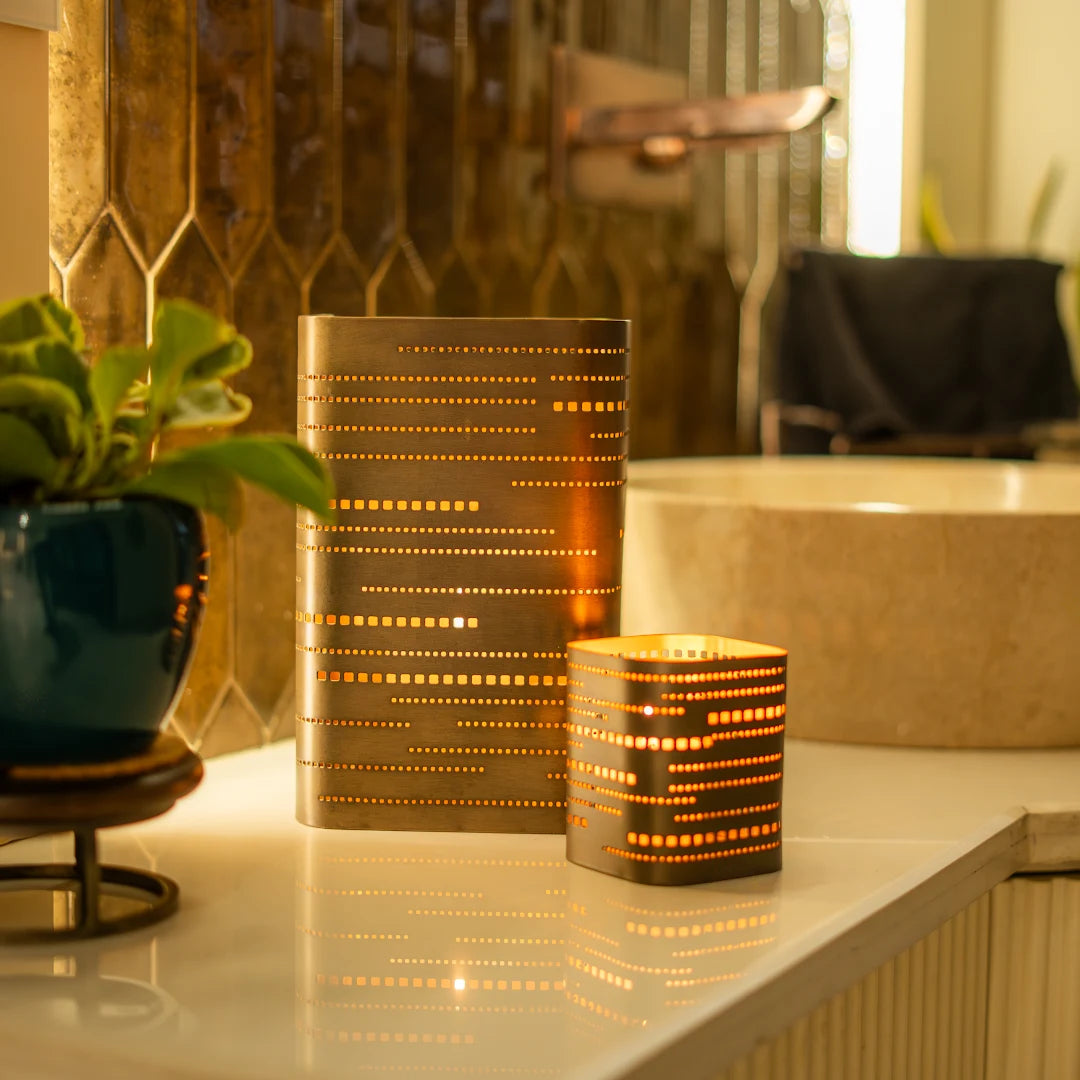SET OF 2 T-LIGHT HOLDER