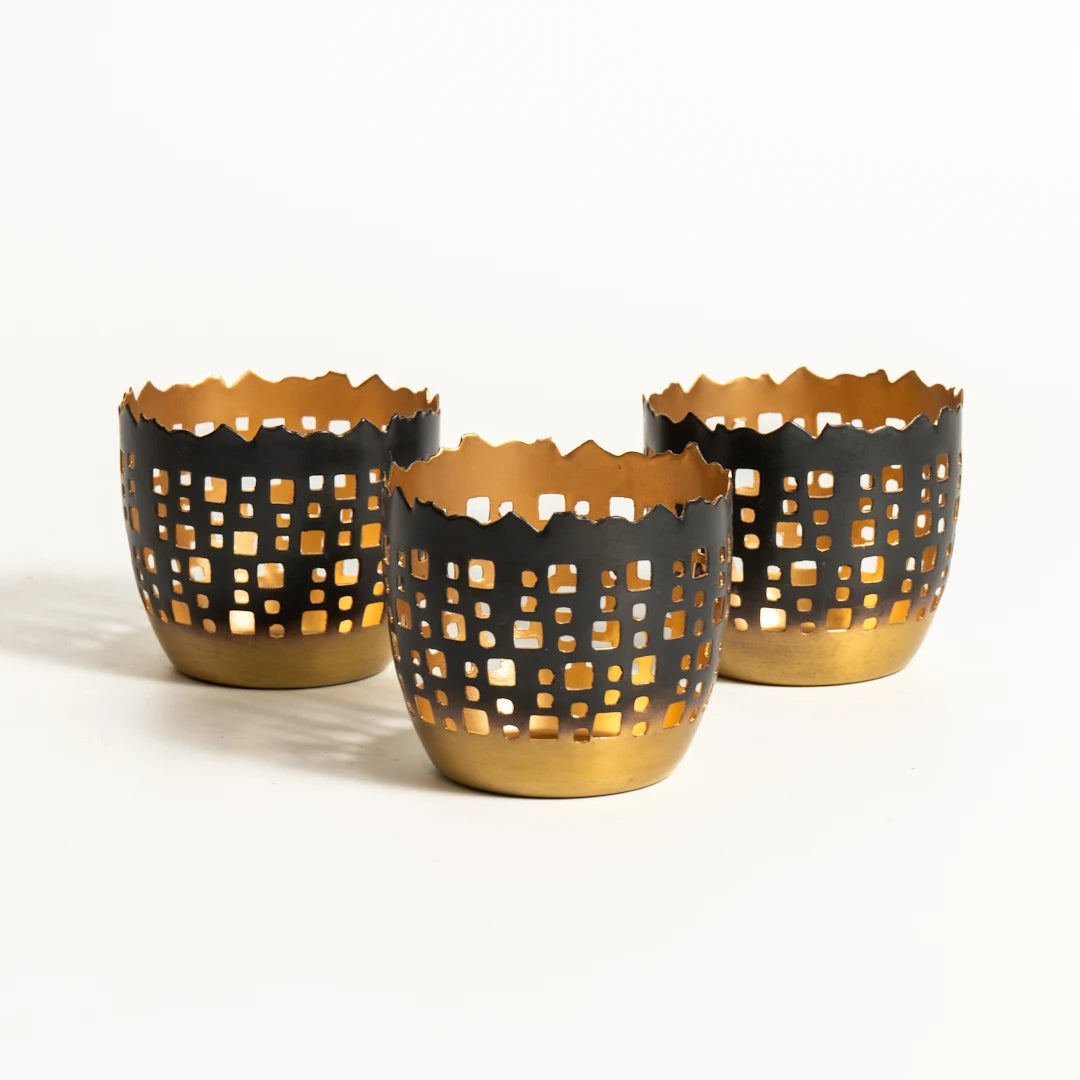 SET OF 3 T-LIGHT HOLDER