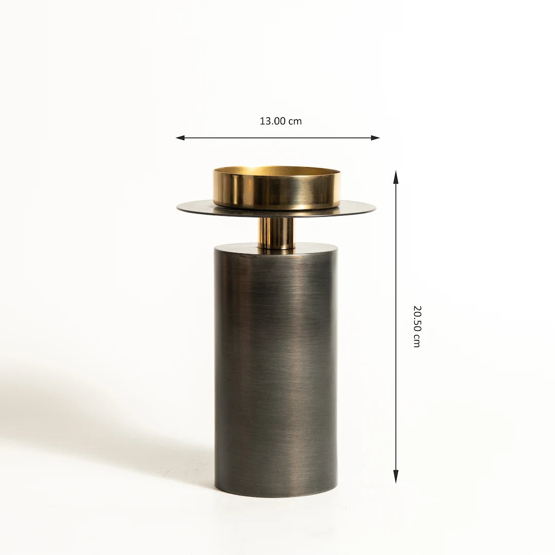 SET OF 2 PILLAR CANDLE HOLDER