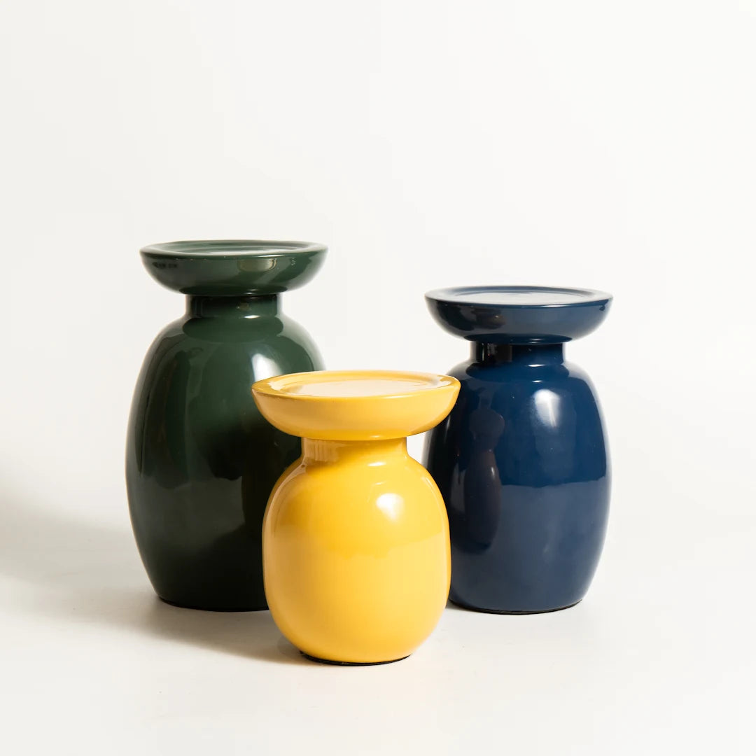 SET OF 3 PILLAR HOLDER