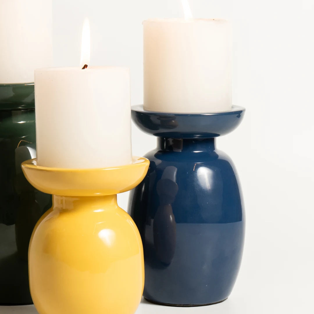 SET OF 3 PILLAR HOLDER