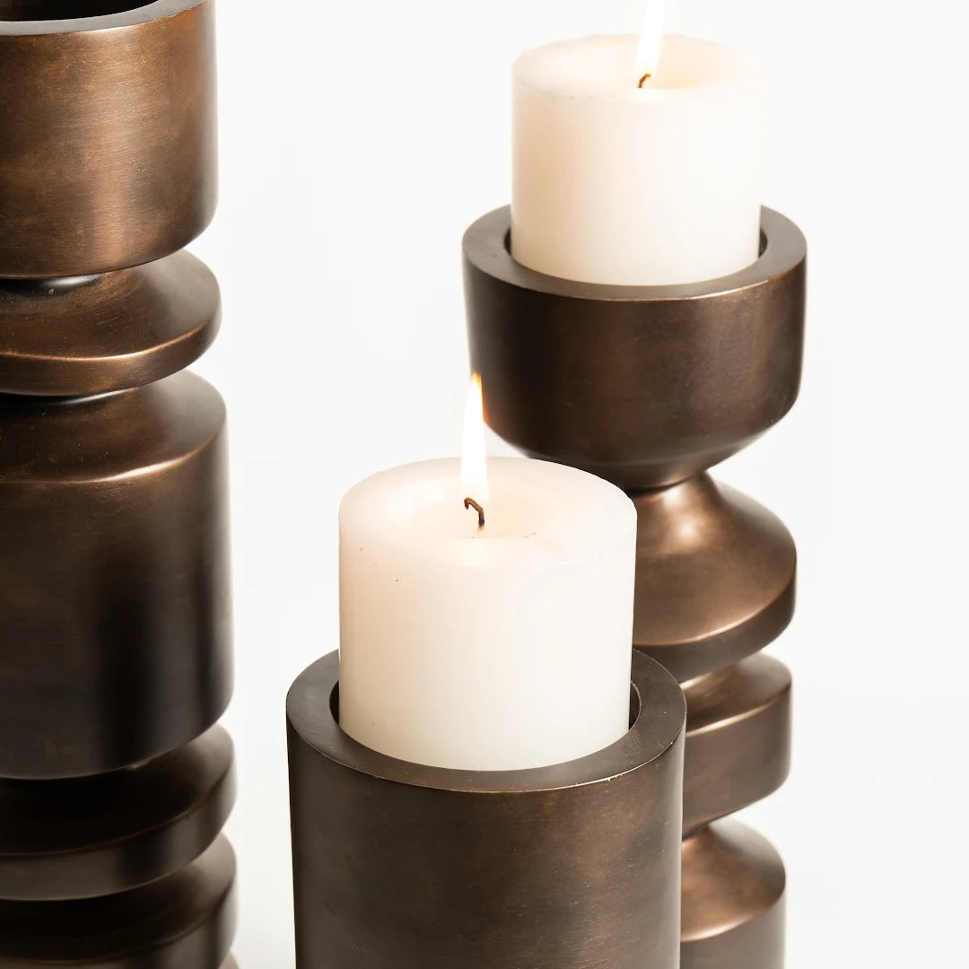 SET OF 3 PILLAR HOLDER