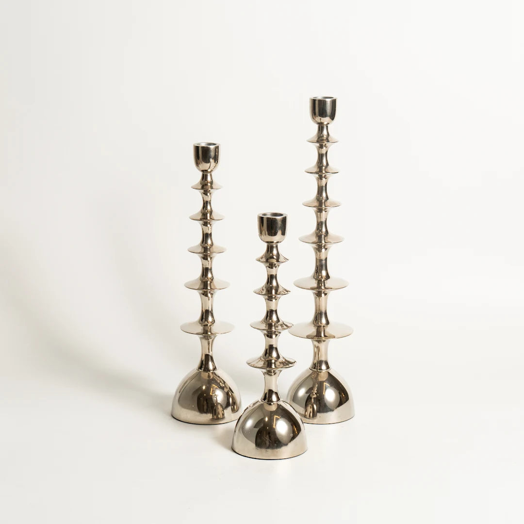 SET OF 3 CANDLE HOLDER