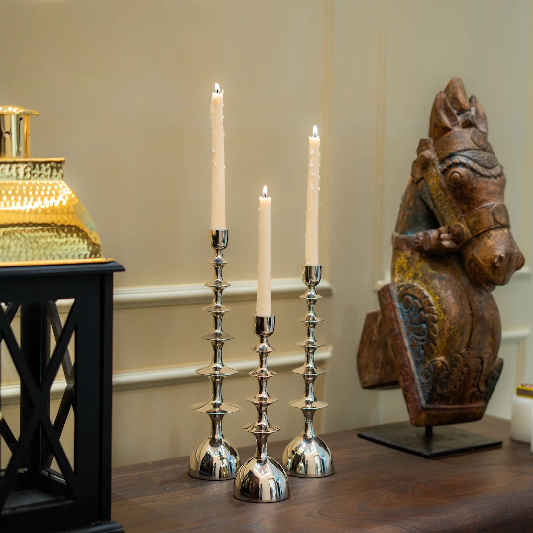 SET OF 3 CANDLE HOLDER