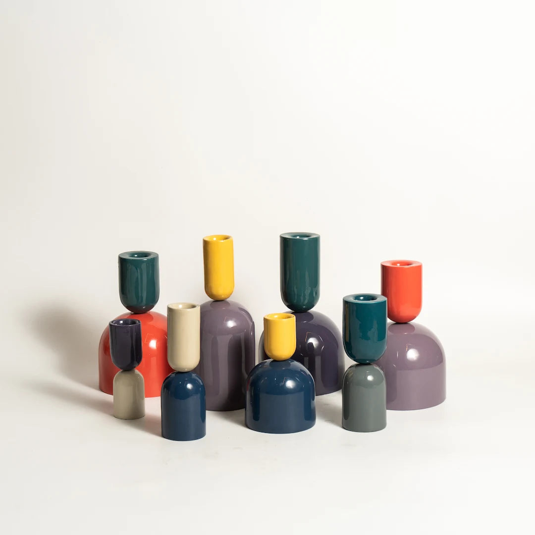 SET OF 8 TAPER CANDLE HOLDER