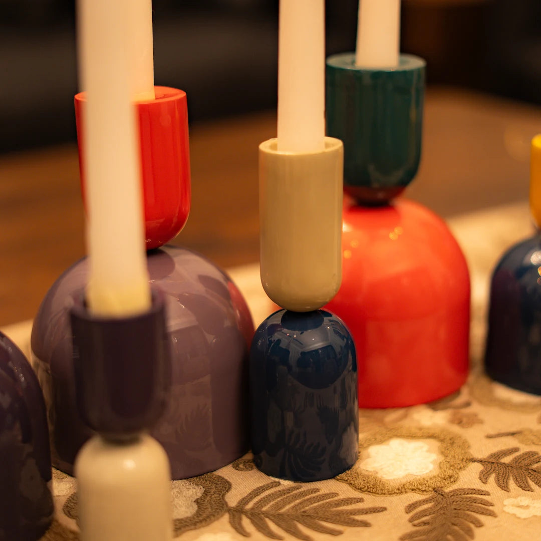 SET OF 8 TAPER CANDLE HOLDER