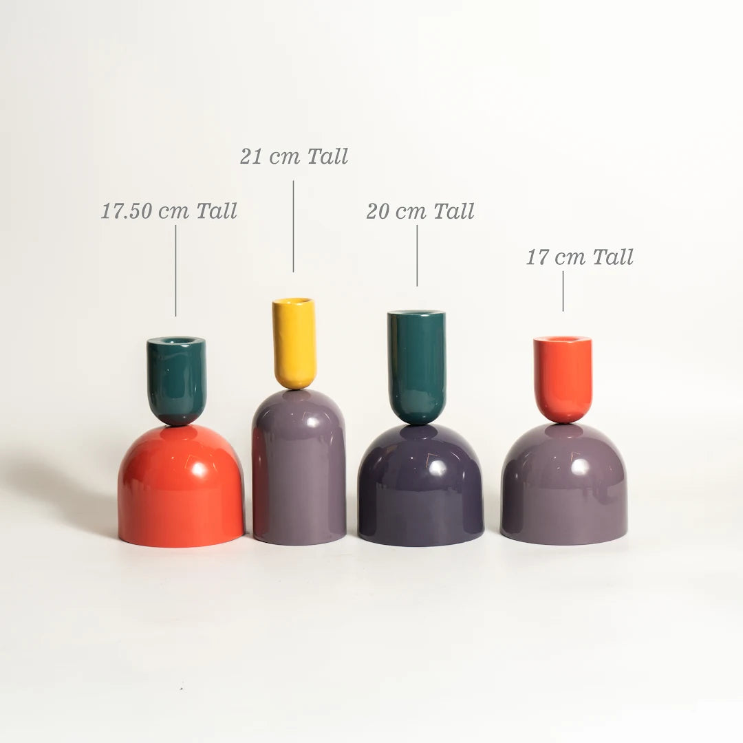SET OF 8 TAPER CANDLE HOLDER