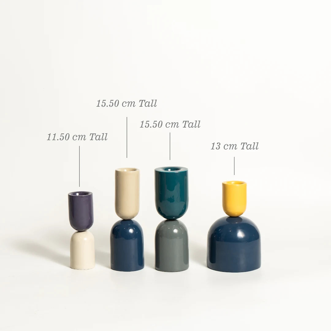 SET OF 8 TAPER CANDLE HOLDER