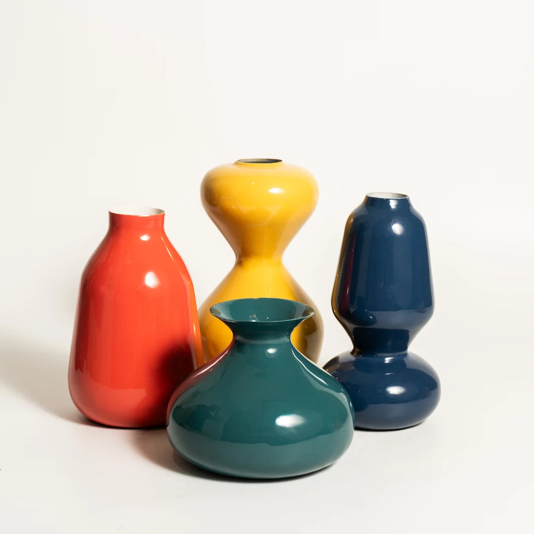 SET OF 4 VASES