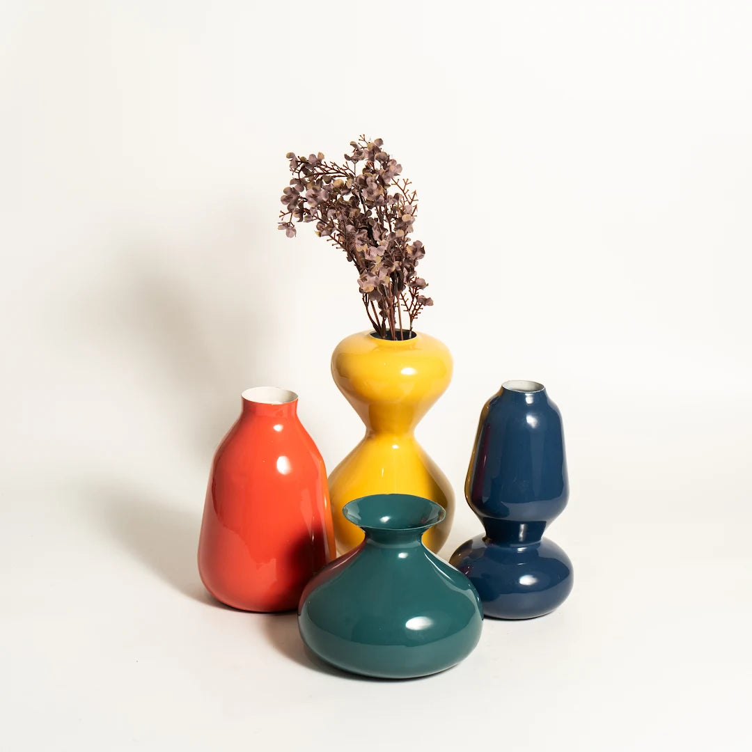 SET OF 4 VASES