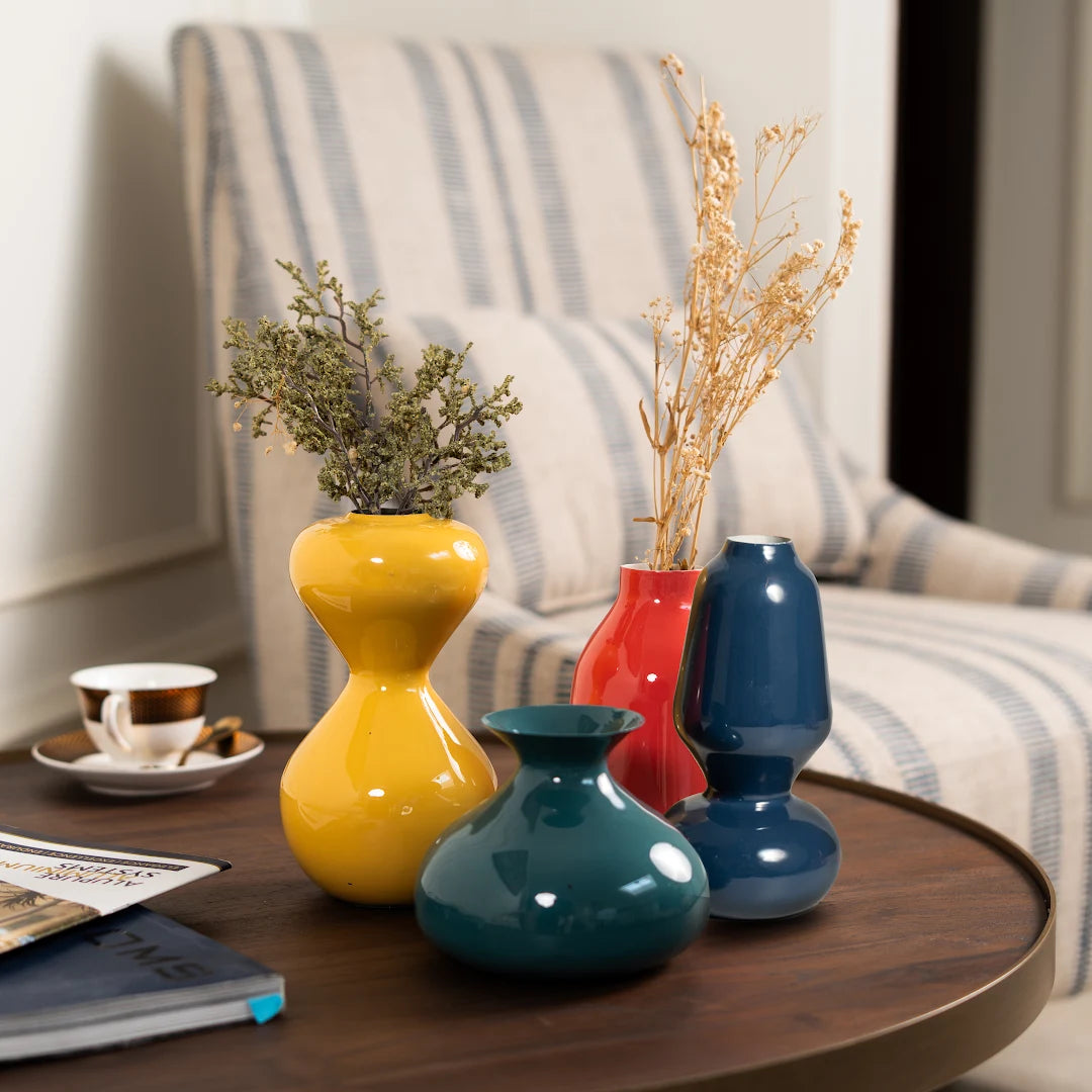 SET OF 4 VASES