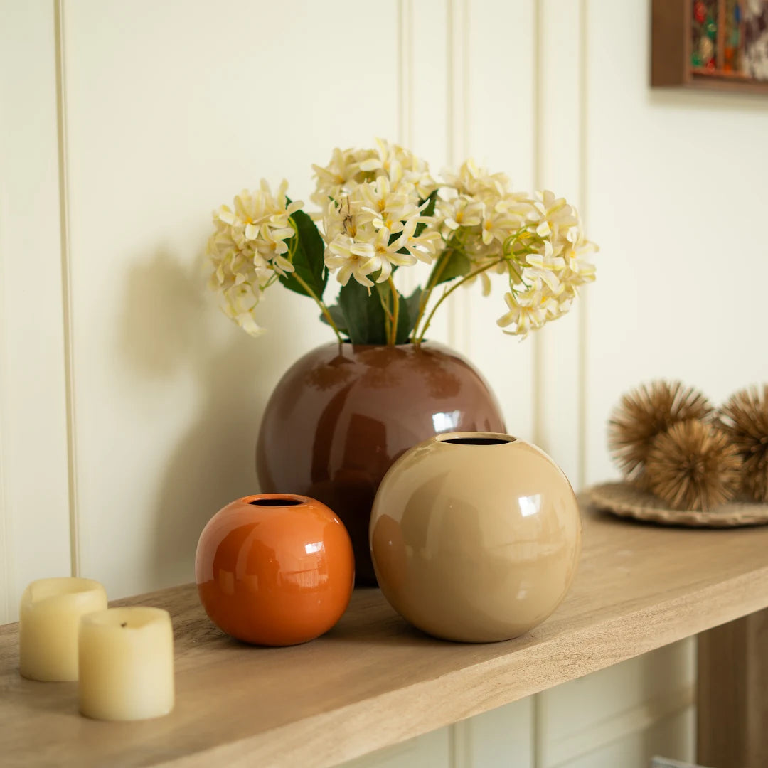 SET OF 3 VASES