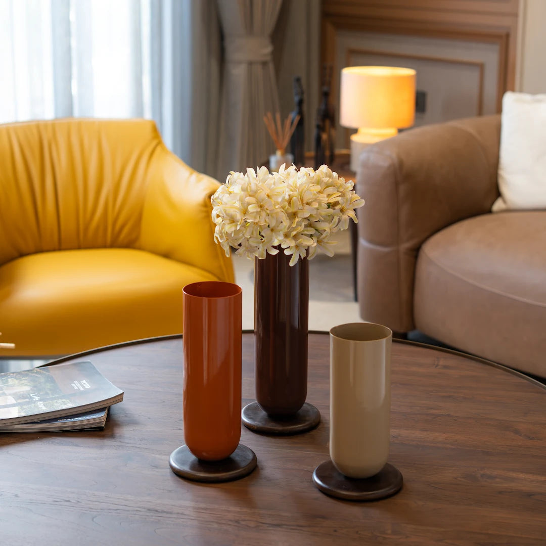 SET OF 3 VASES