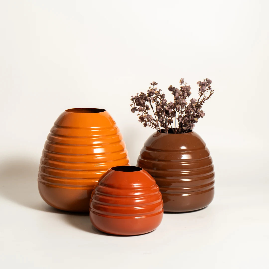 SET OF 3 VASES