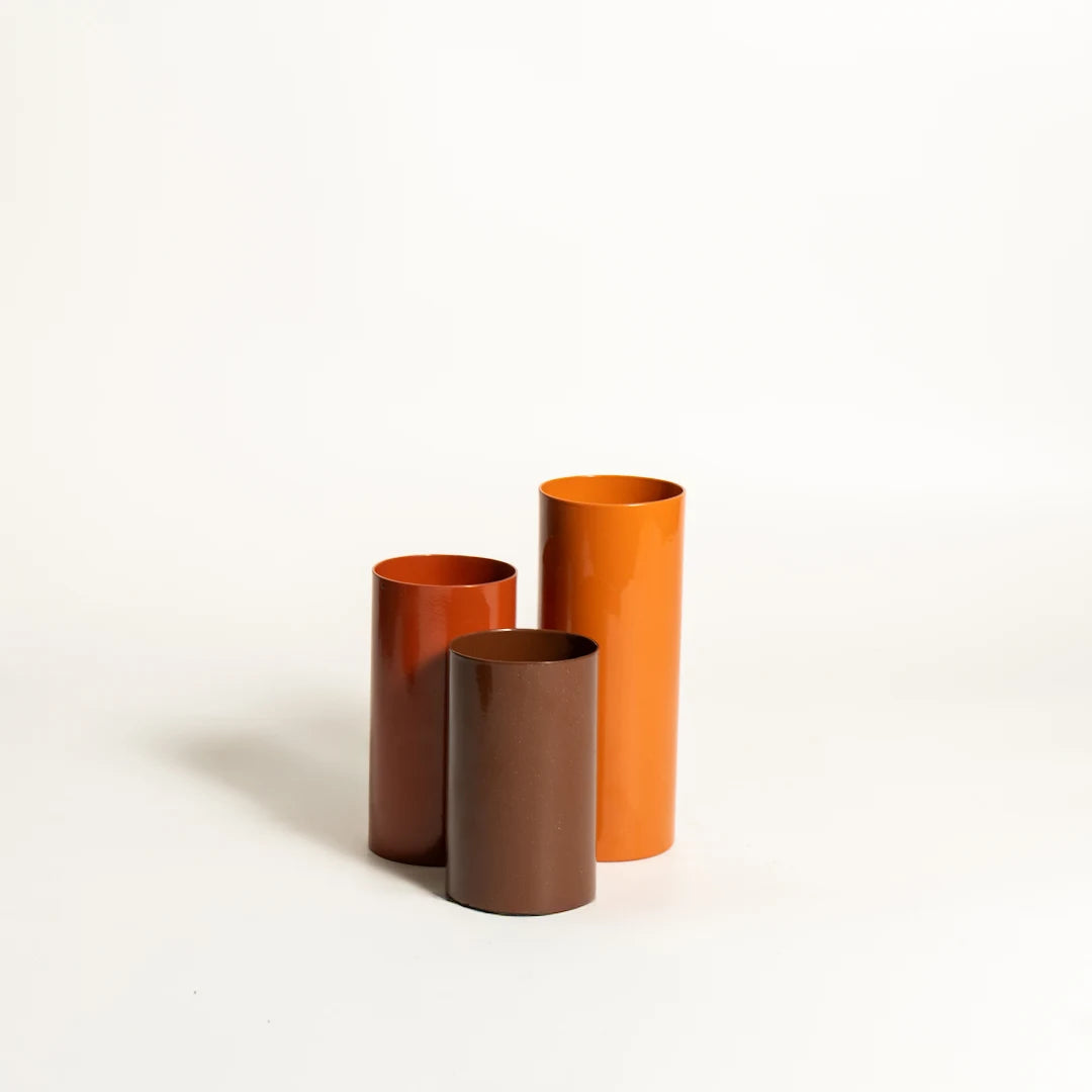 SET OF 3 VASES