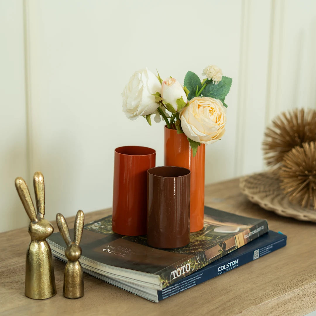 SET OF 3 VASES