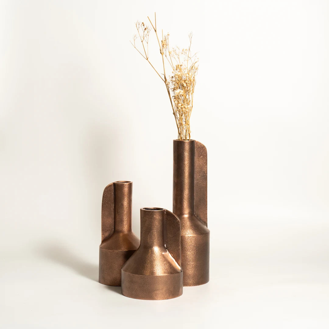SET OF 3 VASES