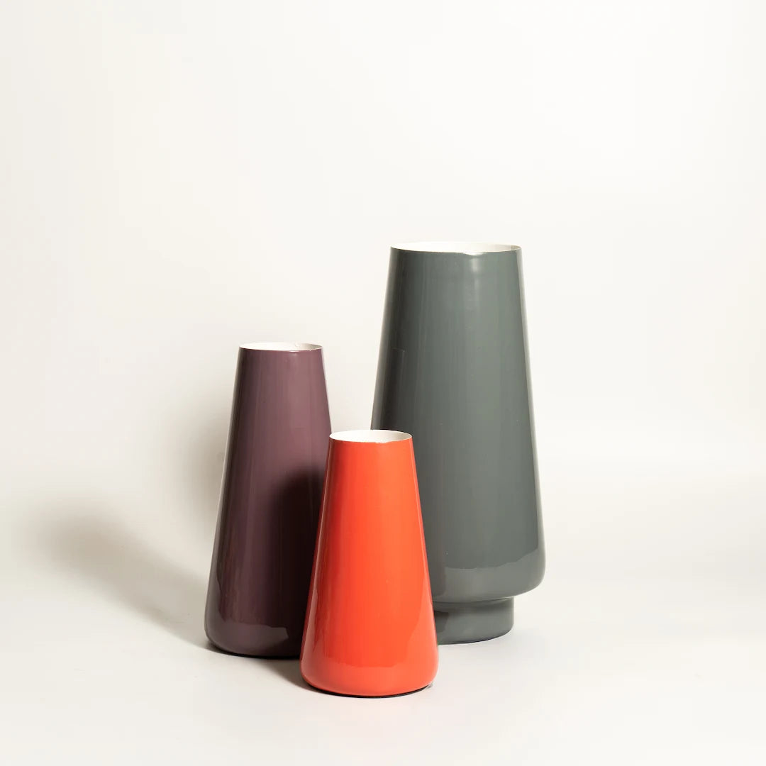 SET OF 3 VASES
