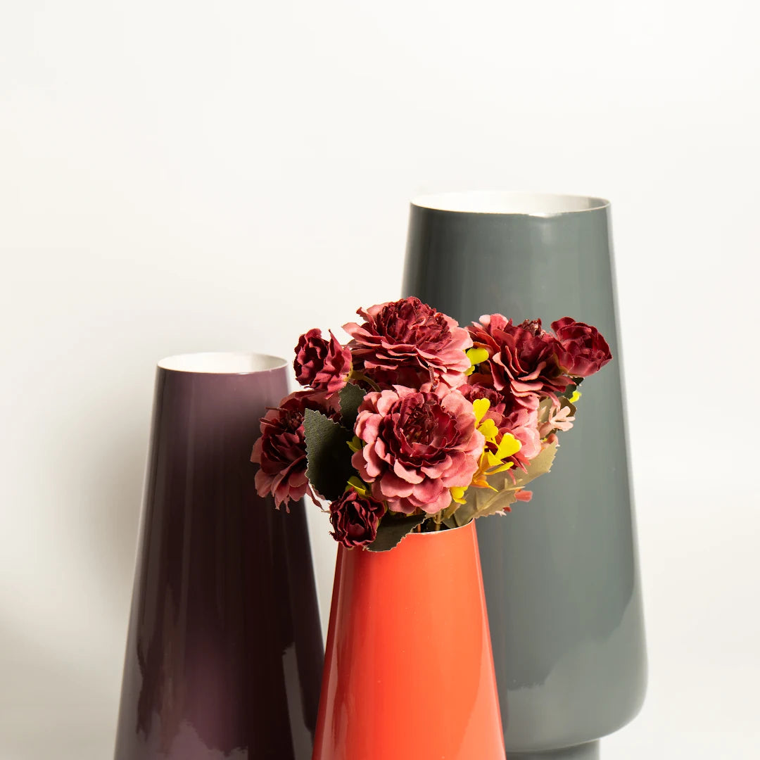 SET OF 3 VASES