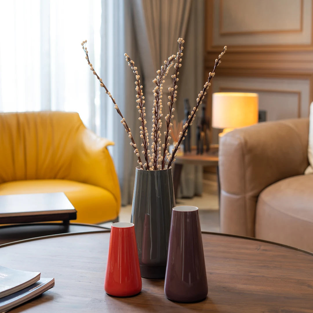 SET OF 3 VASES