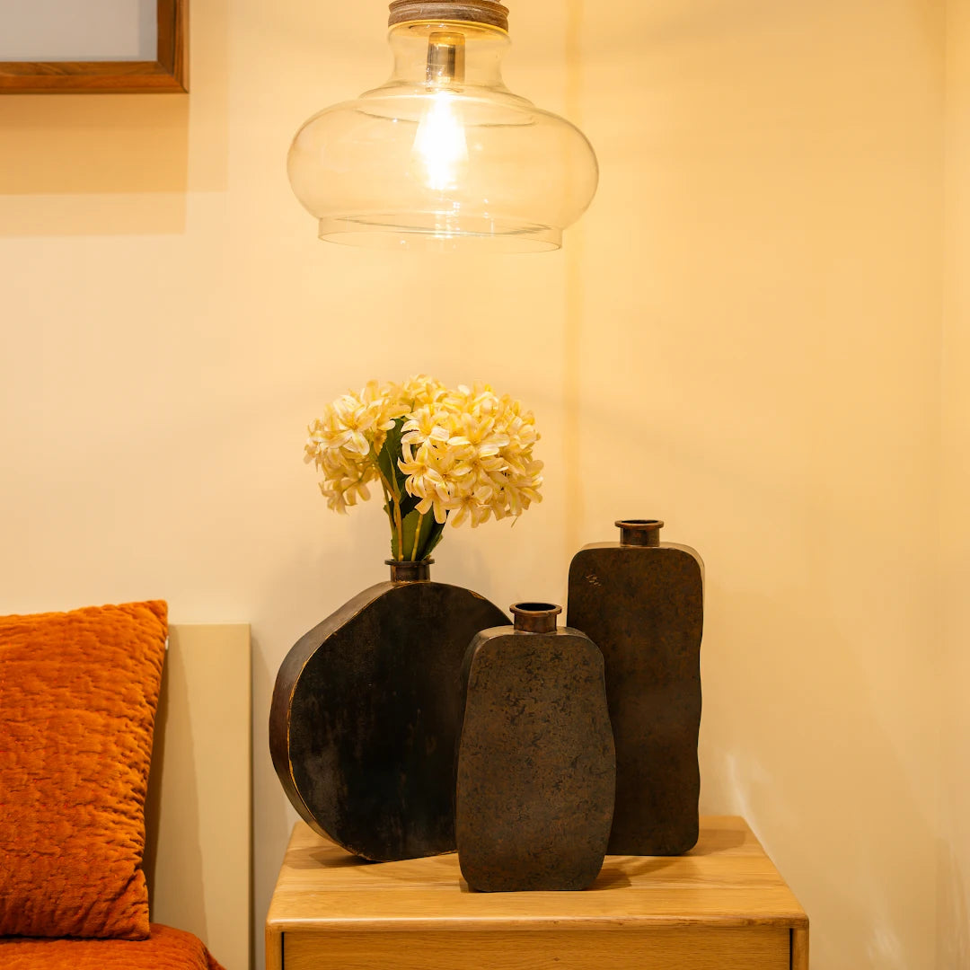 SET OF 3 VASES