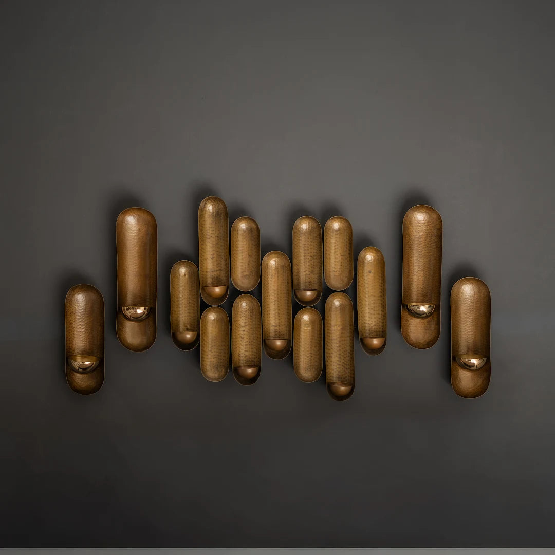 SET OF 4 WALL T-LIGHT HOLDER