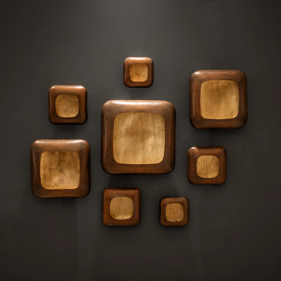SET OF 8 WALL T-LIGHT HOLDER