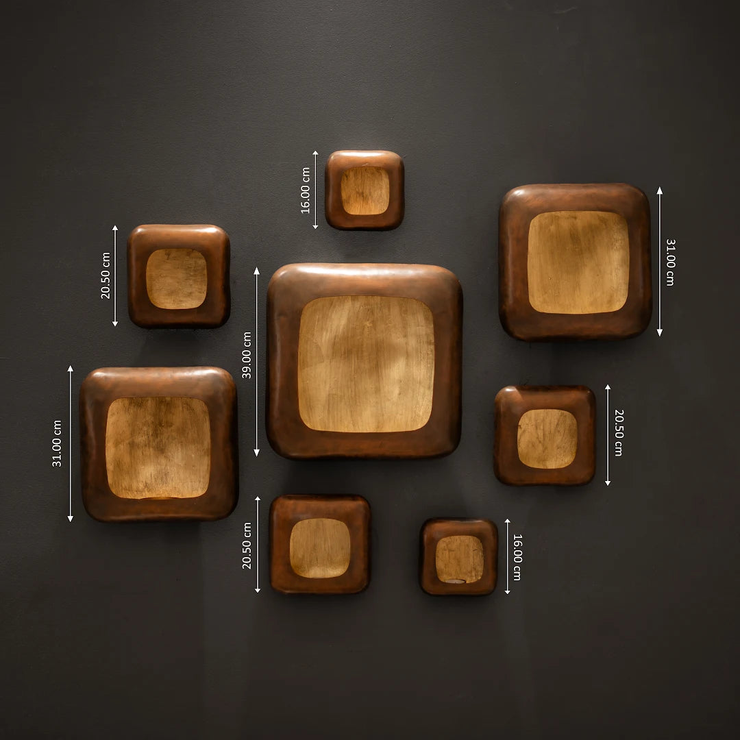 SET OF 8 WALL T-LIGHT HOLDER