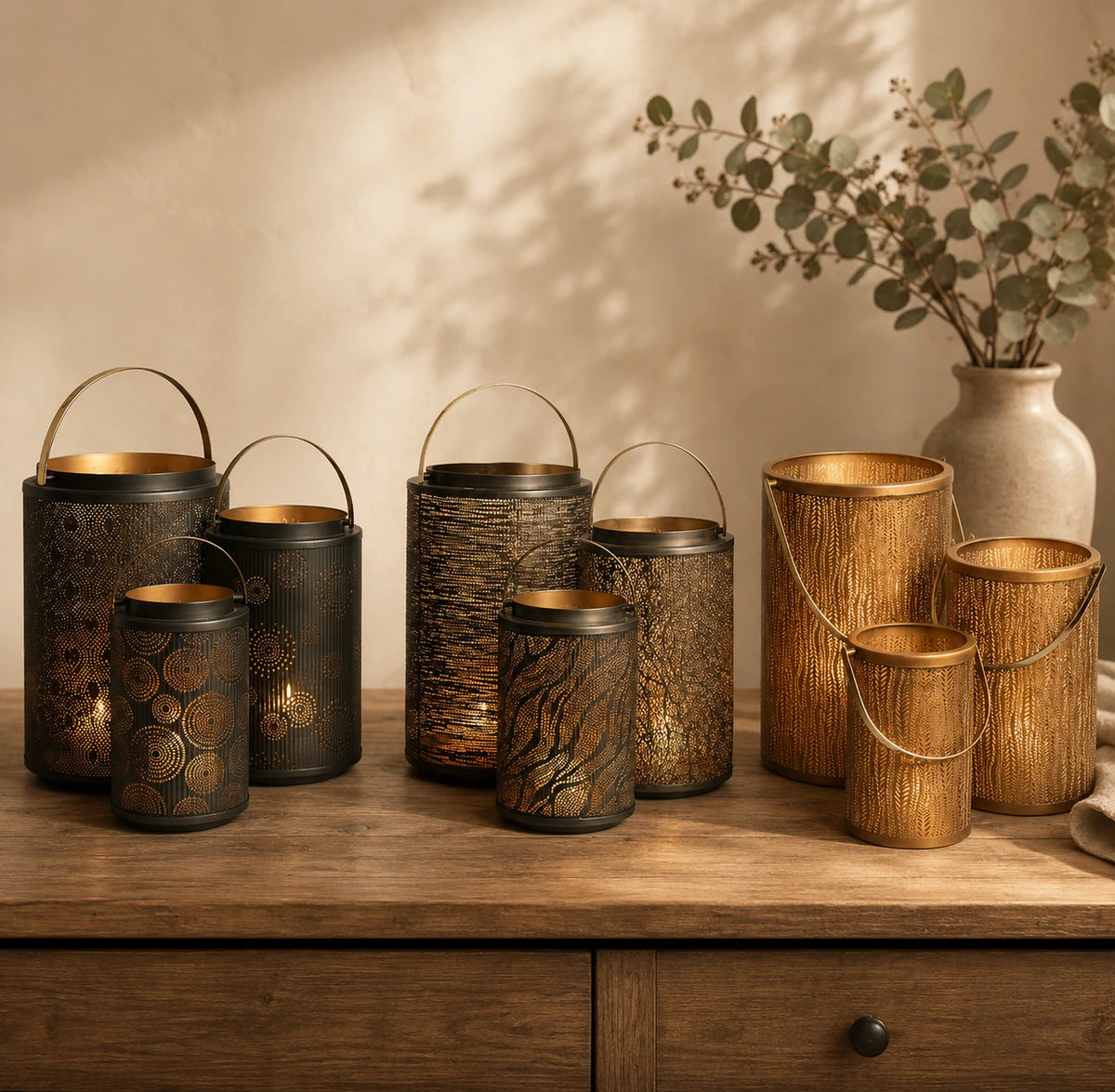 SET OF 3 LANTERN