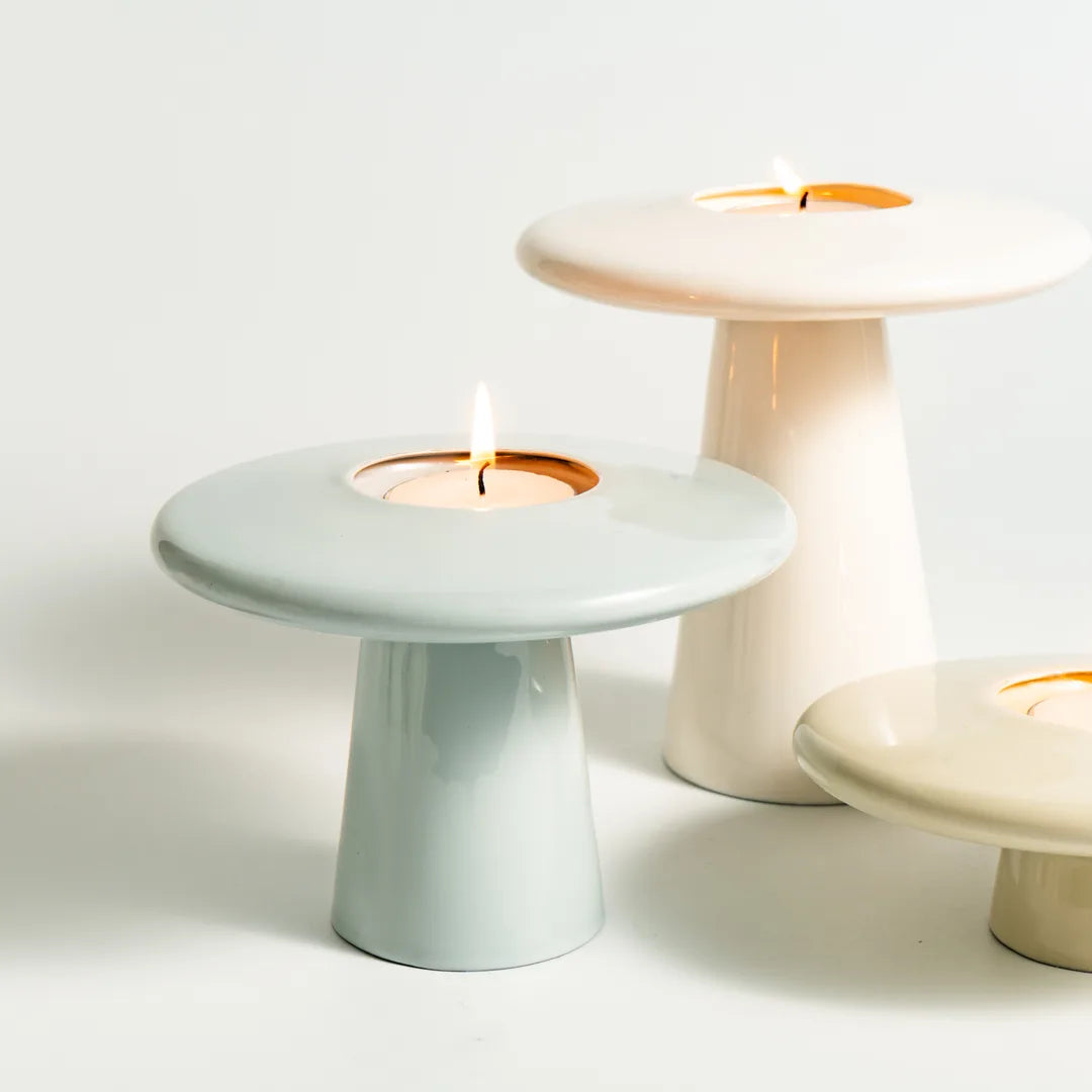 SET OF 3 PILLAR CANDLE HOLDER