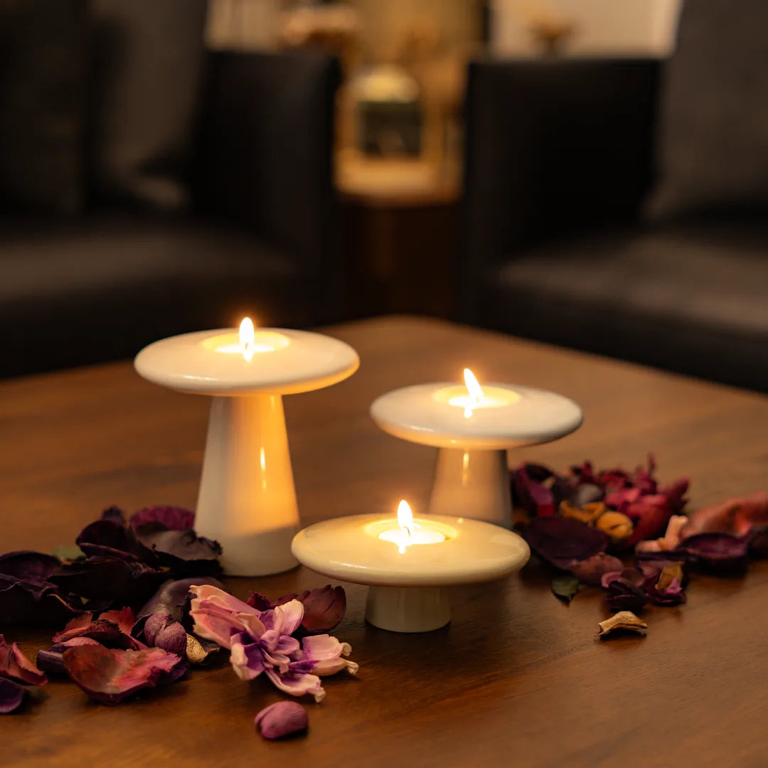SET OF 3 PILLAR CANDLE HOLDER