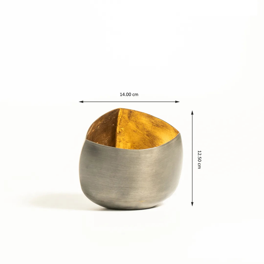 PLATTER WITH SET OF 3 T-LIGHT HOLDER