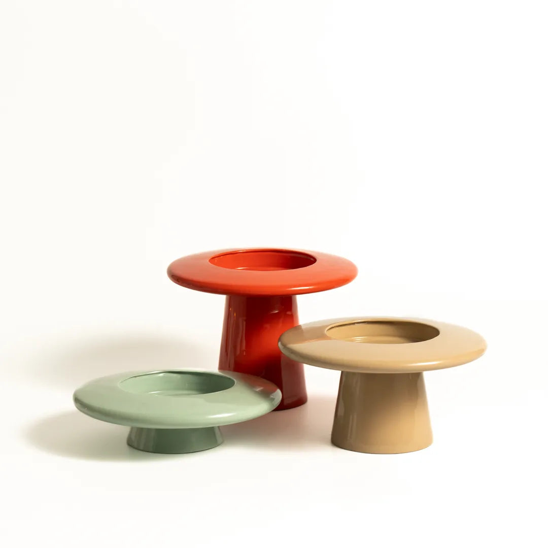 SET OF 3 PILLAR CANDLE HOLDER