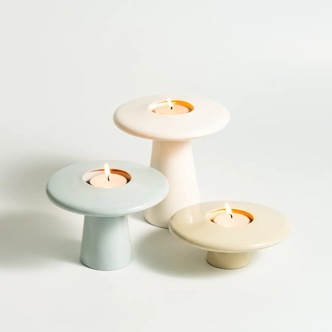 SET OF 3 PILLAR CANDLE HOLDER