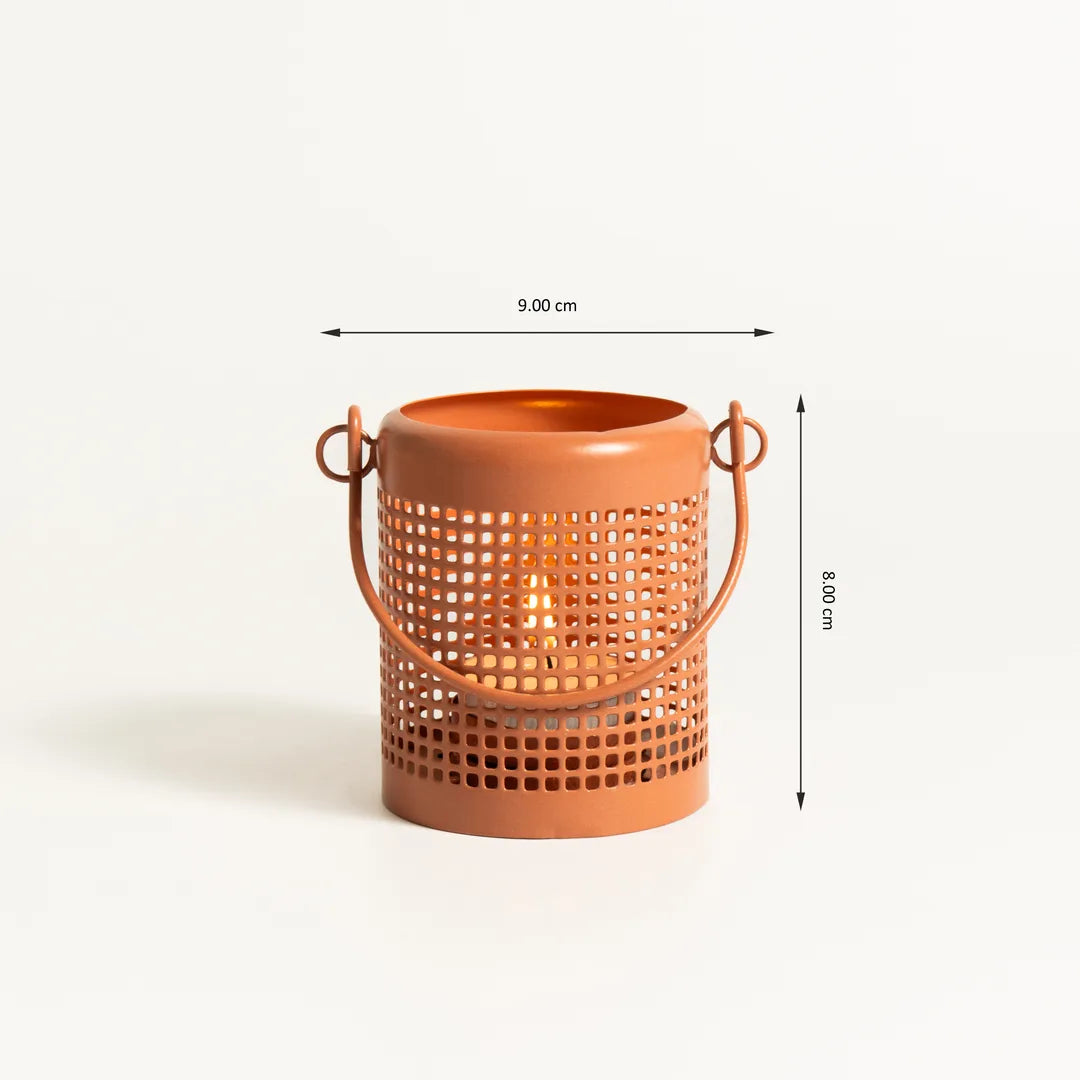 PLATTER WITH SET OF 5 T-LIGHT HOLDER