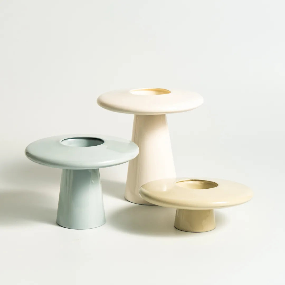 SET OF 3 PILLAR CANDLE HOLDER