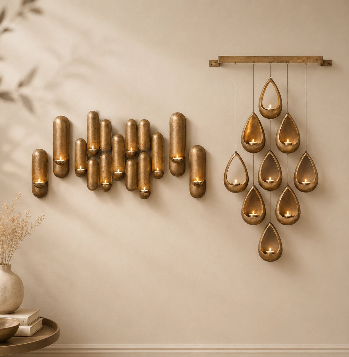 SET OF 2 T-LIGHT HOLDER